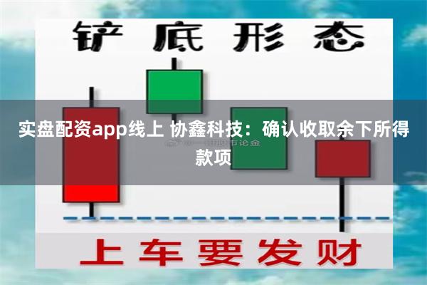 实盘配资app线上 协鑫科技：确认收取余下所得款项